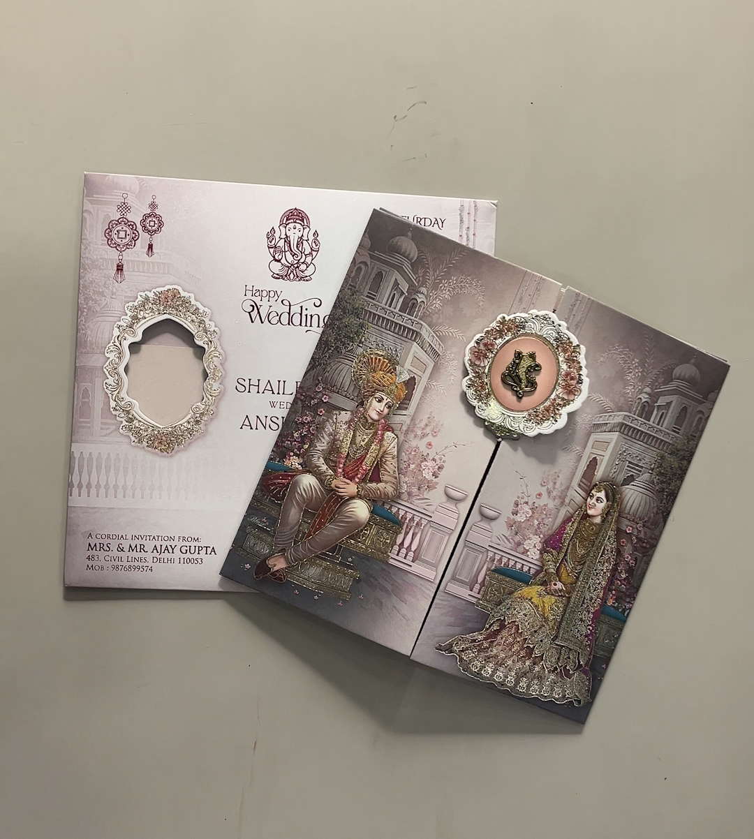 Wedding Card 3298